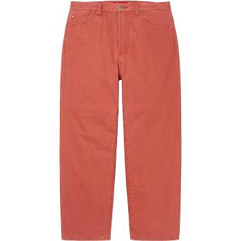 Pantalones Supreme Baggy Jean Naranjas | MX165VD