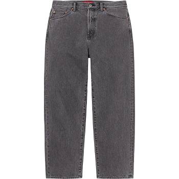 Pantalones Supreme Baggy Jean Negros | MX166BC