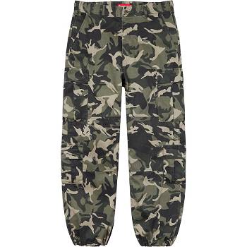 Pantalones Supreme Cargo Pant Verdes Camuflados | MX196WY