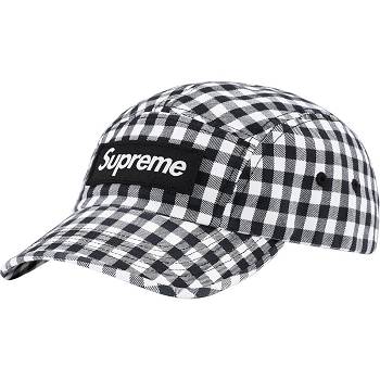 Sombreros Supreme Gingham Camp Cap Negros | MX475XF