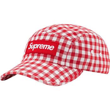 Sombreros Supreme Gingham Camp Cap Rojos | MX477VD