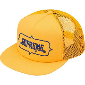 Sombreros Supreme Highest Mesh Back 5-Panel Amarillos | MX460YU