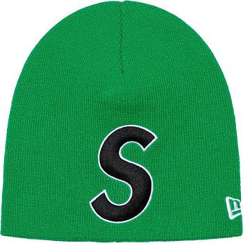 Sombreros Supreme New Era® S Logo Beanie Verdes | MX441DN