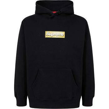 Sudadera Con Capucha Supreme Bling Box Logo Negros | MX102SO