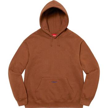 Sudadera Con Capucha Supreme Micro Logo Marrom | MX120RW