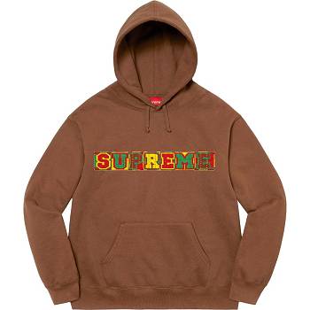 Sudaderas Supreme Beaded Encapuchado Marrom | MX318ZG