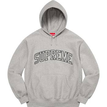 Sudaderas Supreme Glitter Arc Encapuchado Grises | MX292ZG