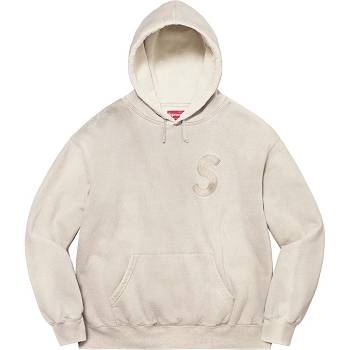 Sudaderas Supreme Overdyed S Logo Encapuchado Blancos | MX312FM