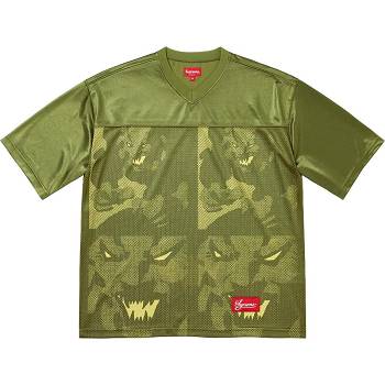 Suéteres Supreme Ronin Football Jersey Verde Oliva | MX285DN