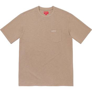 Suéteres Supreme S/S Pocket Tee Kaki | MX274WY