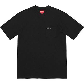 Suéteres Supreme S/S Pocket Tee Negros | MX271NB