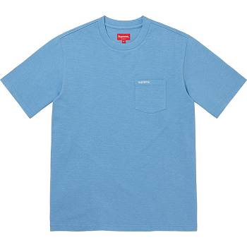 Suéteres Supreme S/S Pocket Tee Turquesa | MX275EX