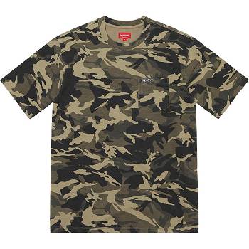 Suéteres Supreme S/S Pocket Tee Verde Oliva Camuflados | MX268CE