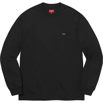 Suéteres Supreme Small Box L/S Tee Negros | MX249EX