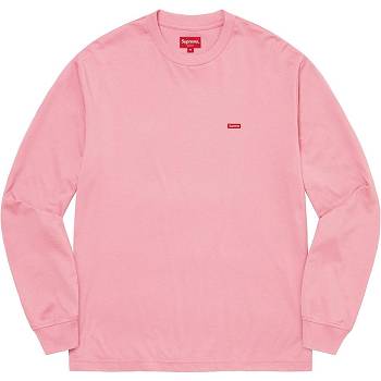 Suéteres Supreme Small Box L/S Tee Rosas | MX247QZ